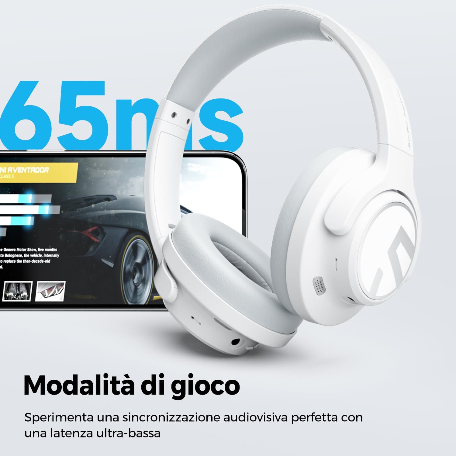 Thumbnail 6 de SoundPEATS Space Cuffie Wireless Bluetooth 5.3 123 Ore