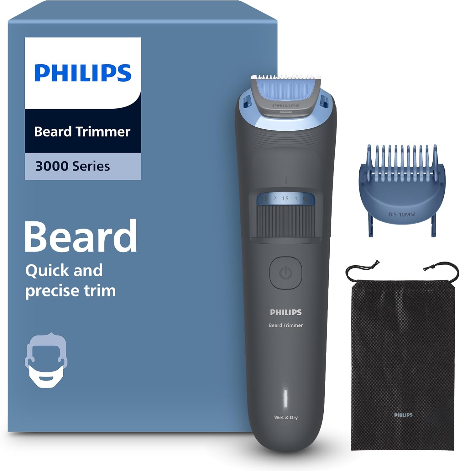 Detalle de Philips BT3619/15 Beard Trimmer 20 settings