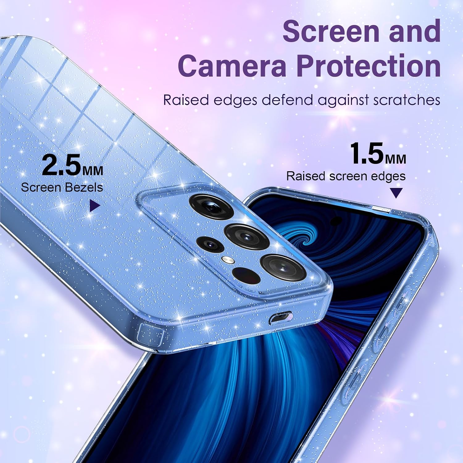 Thumbnail 4 de Eherui Hülle Galaxy S22 Ultra Glitzer Silikon TPU