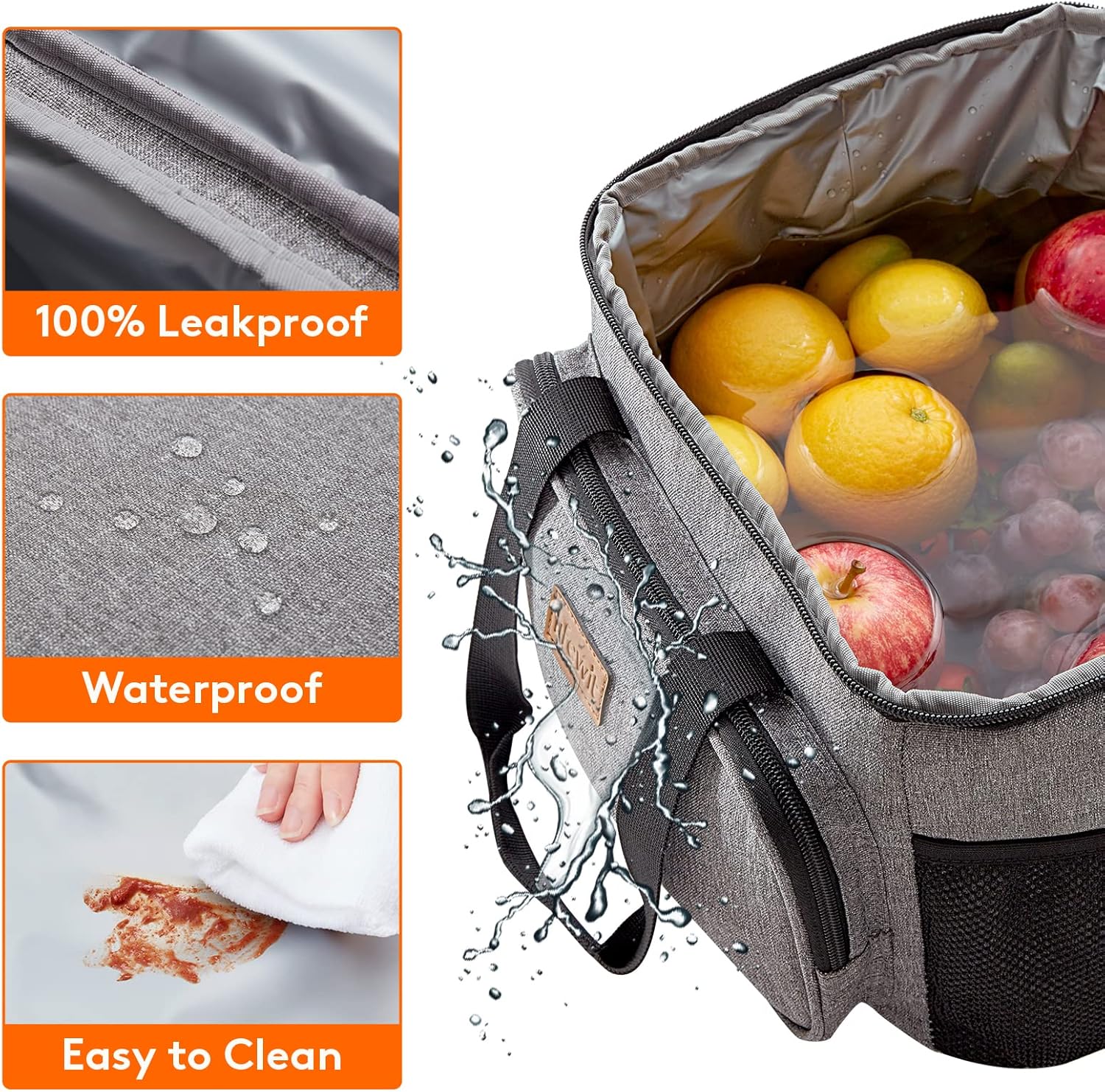 Detalle de Lifewit 15L 24 Dosen Kühltasche – kompakt, wasserfest und vielseitig einsetzbar