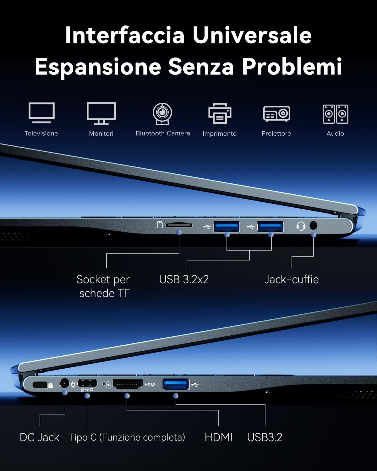 Thumbnail 5 de ACEMAGIC 2026 Notebook Portatile i5-12600H