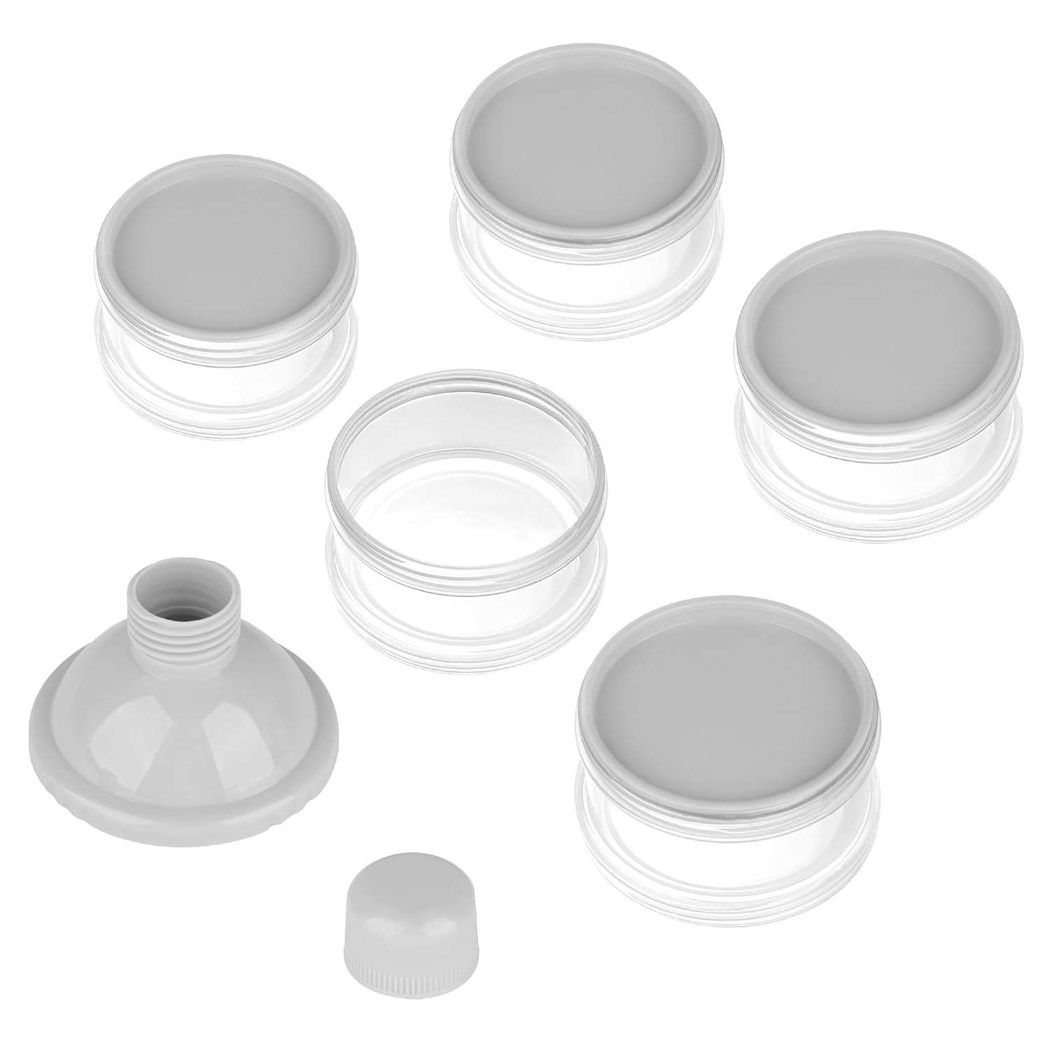 Detalle 2 de Accmor On The Go Formula Dispenser, 5 Stackable Compartments, BPA-Free PP