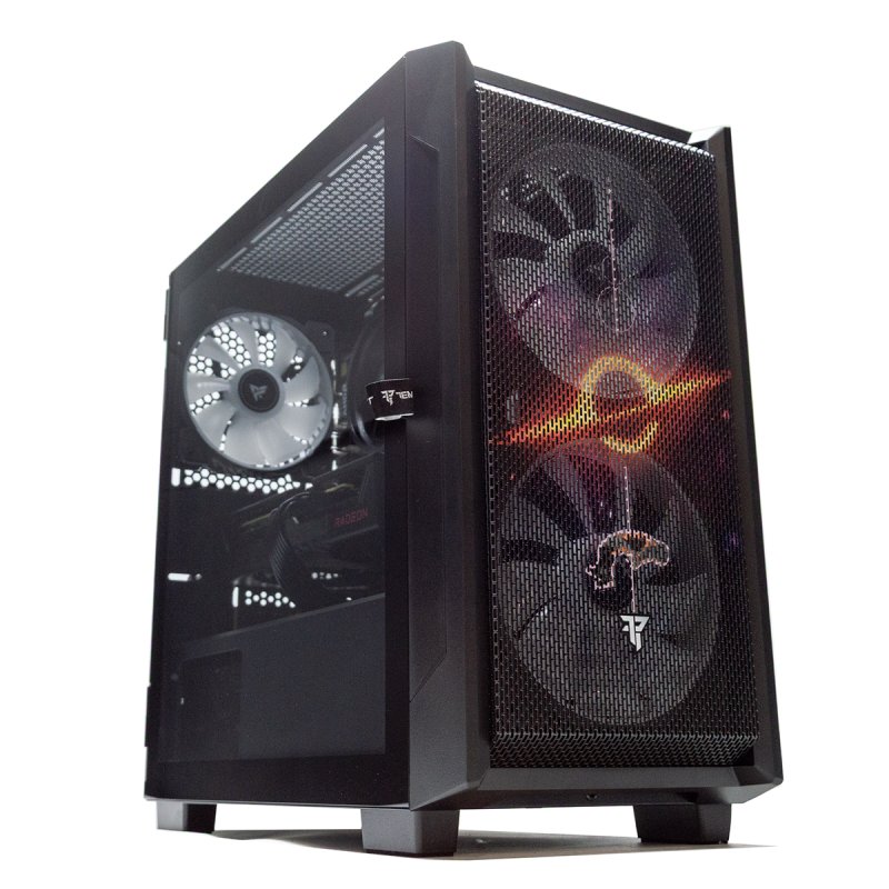 Detalle de PcCom Lite: Ryzen 5 8400F, 16 GB y RX 9060 XT 16 GB para todo