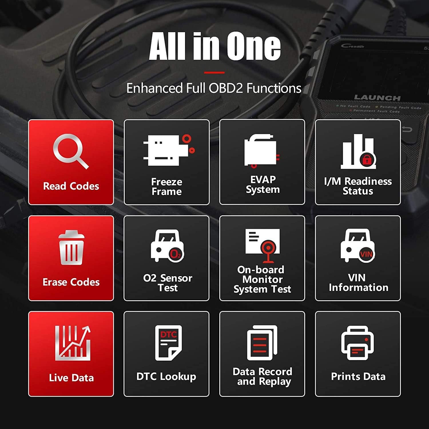 Thumbnail 6 de LAUNCH CR529 OBD2 Diagnosegerät