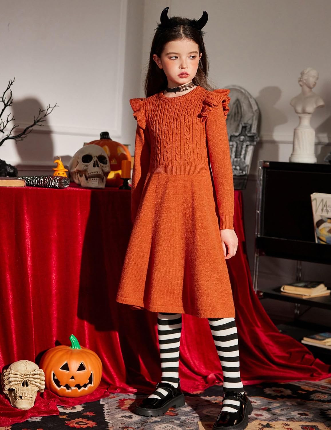 Thumbnail 5 de Arshiner robe pull tricotée fille