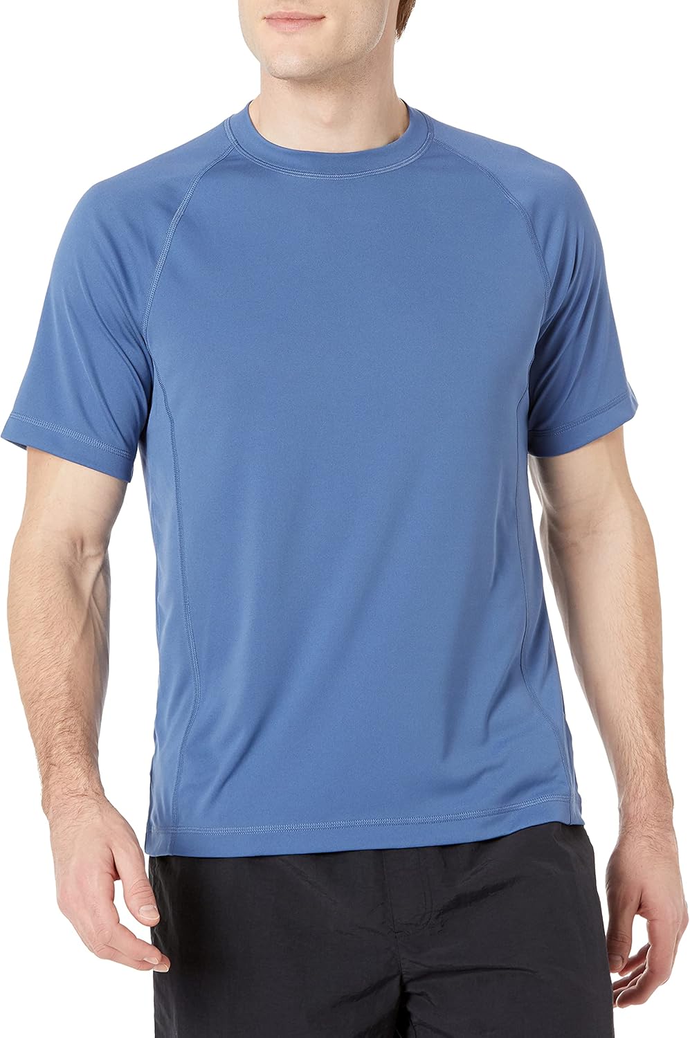Detalle de Amazon Essentials Men's Slim-Fit Short-Sleeve Quick-Dry UPF 50 Swim Tee
