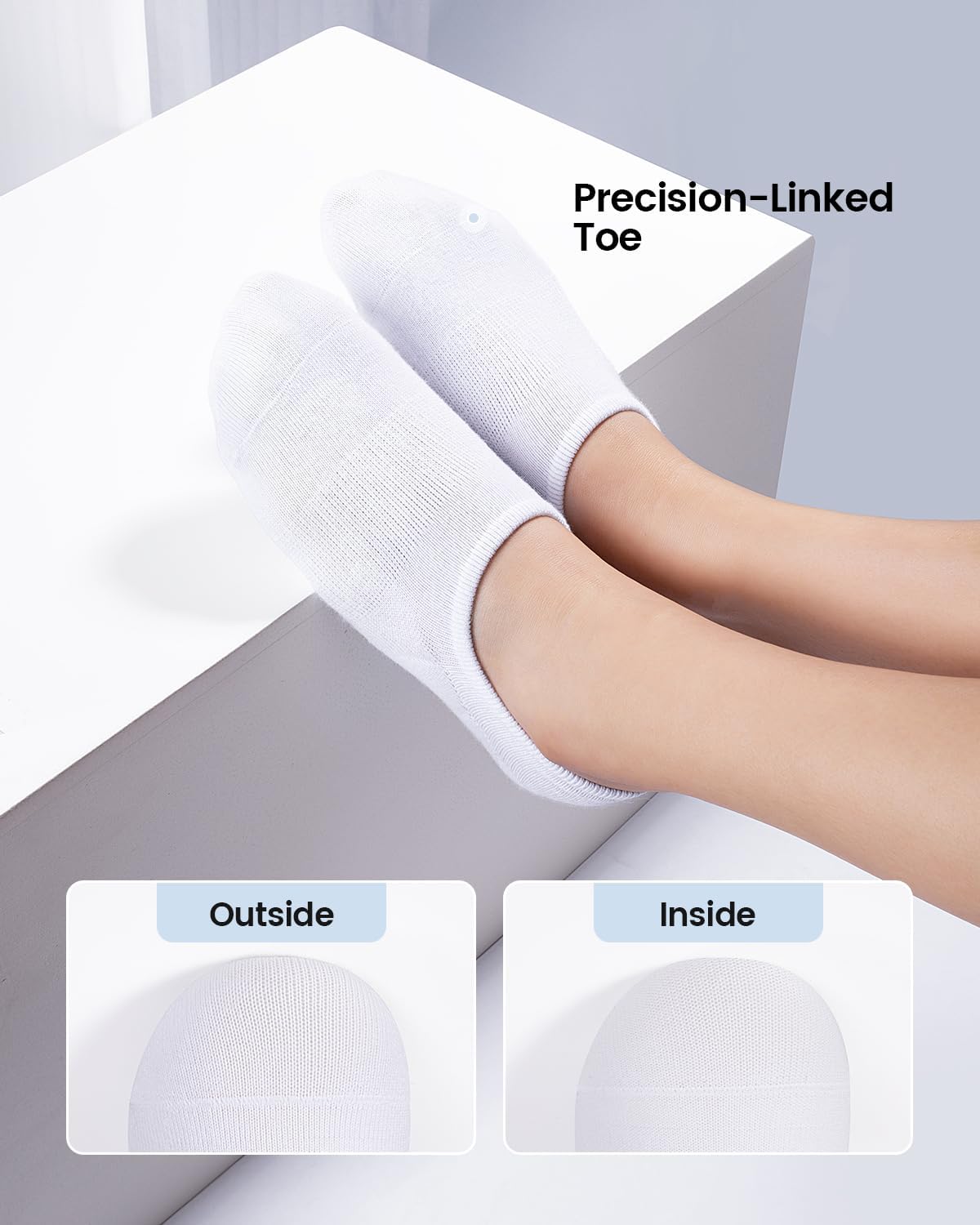 Thumbnail 4 de IDEGG No Show Socks Low Cut Invisible Liner Socks