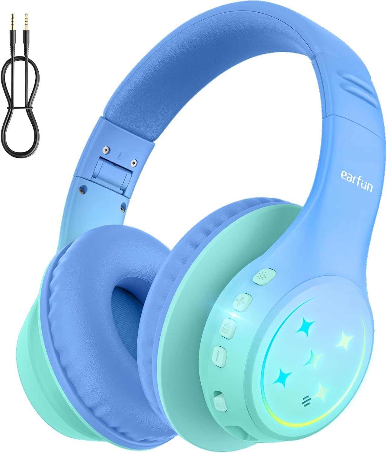 Detalle de EarFun Kinder Bluetooth Kopfhörer 90 Std Akku