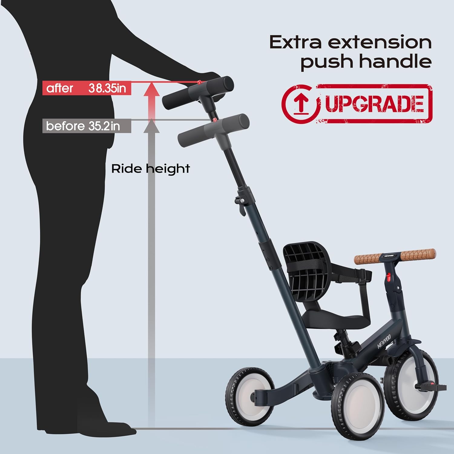 Thumbnail 4 de newyoo 5 in 1 Dreirad 1–3 Jahre