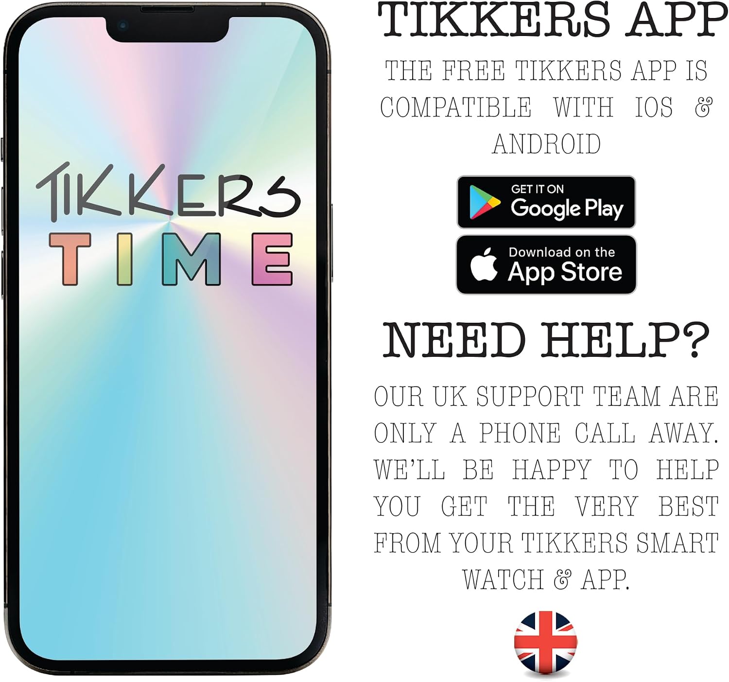 Thumbnail 4 de Tikkers Series 13 Smart Watch for Kids – Pink Riptape Strap