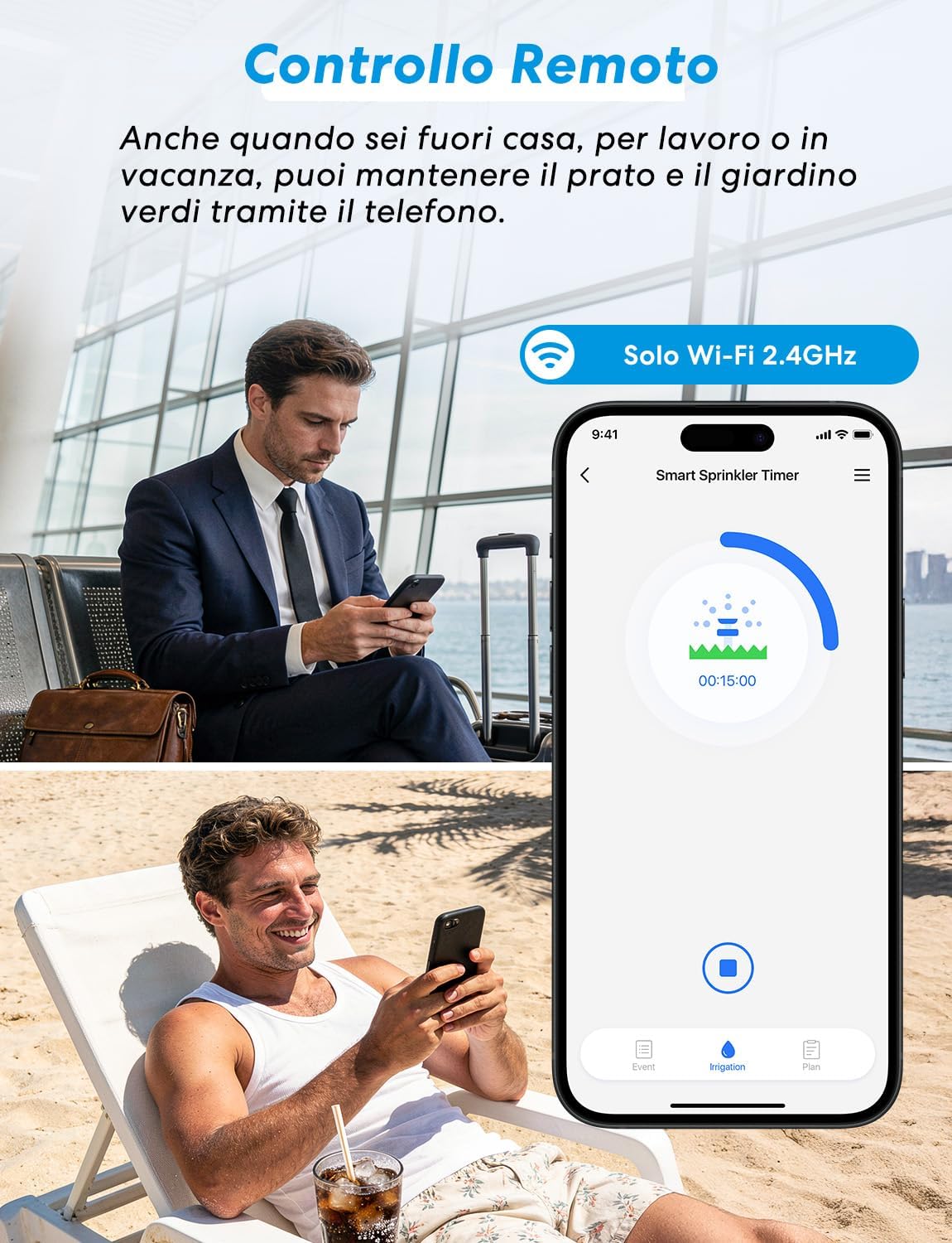 Thumbnail 6 de Meross Centralina Irrigazione WiFi MST100: controllo, risparmio e integrazione HomeKit/Alexa/Google