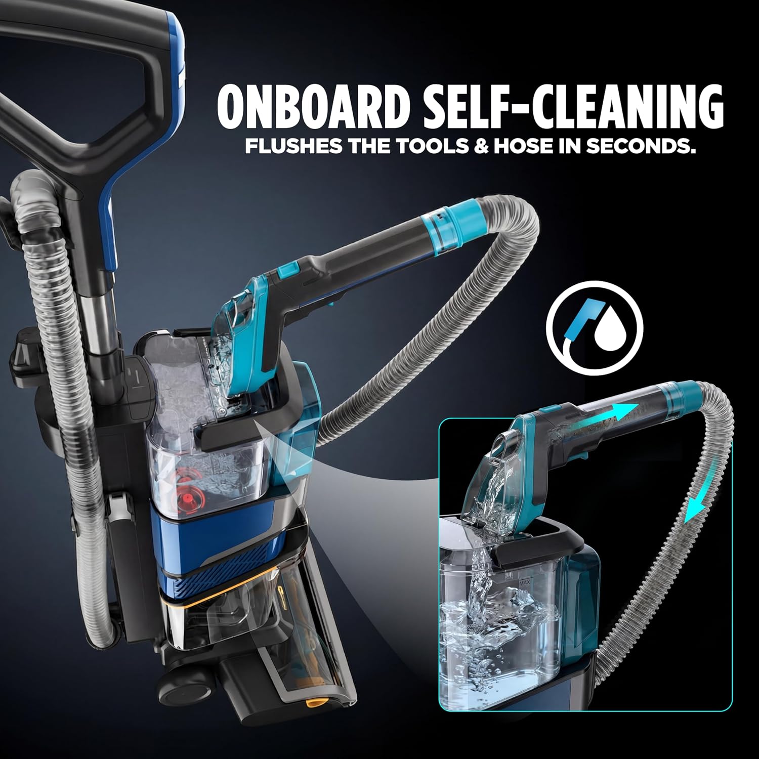 Thumbnail 6 de Shark EX304 CarpetXpert HairPro Carpet Cleaner with StainStriker and 5 Tools