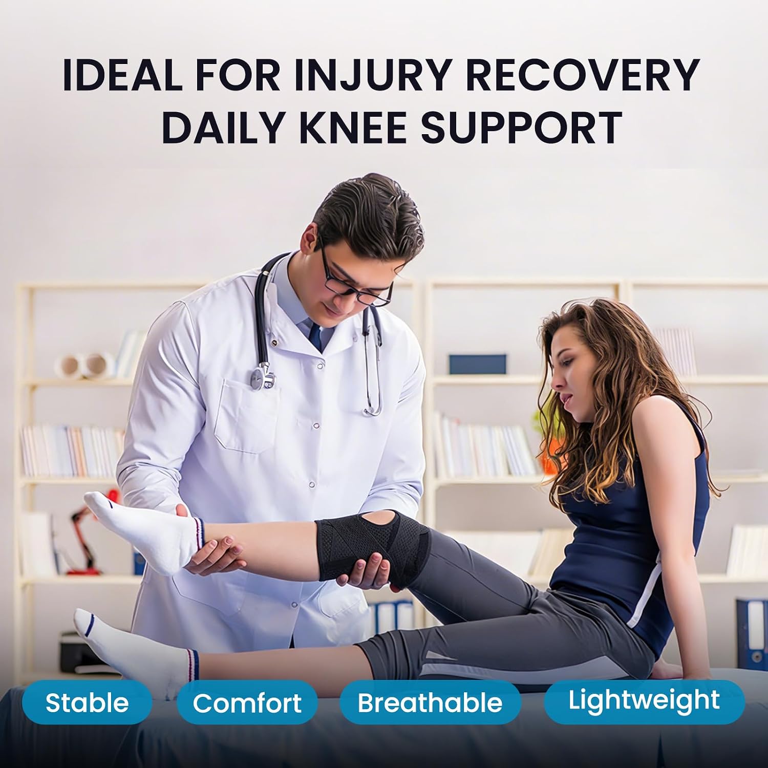 Thumbnail 5 de Galvaran Knee Brace with Side Stabilizers 🦵