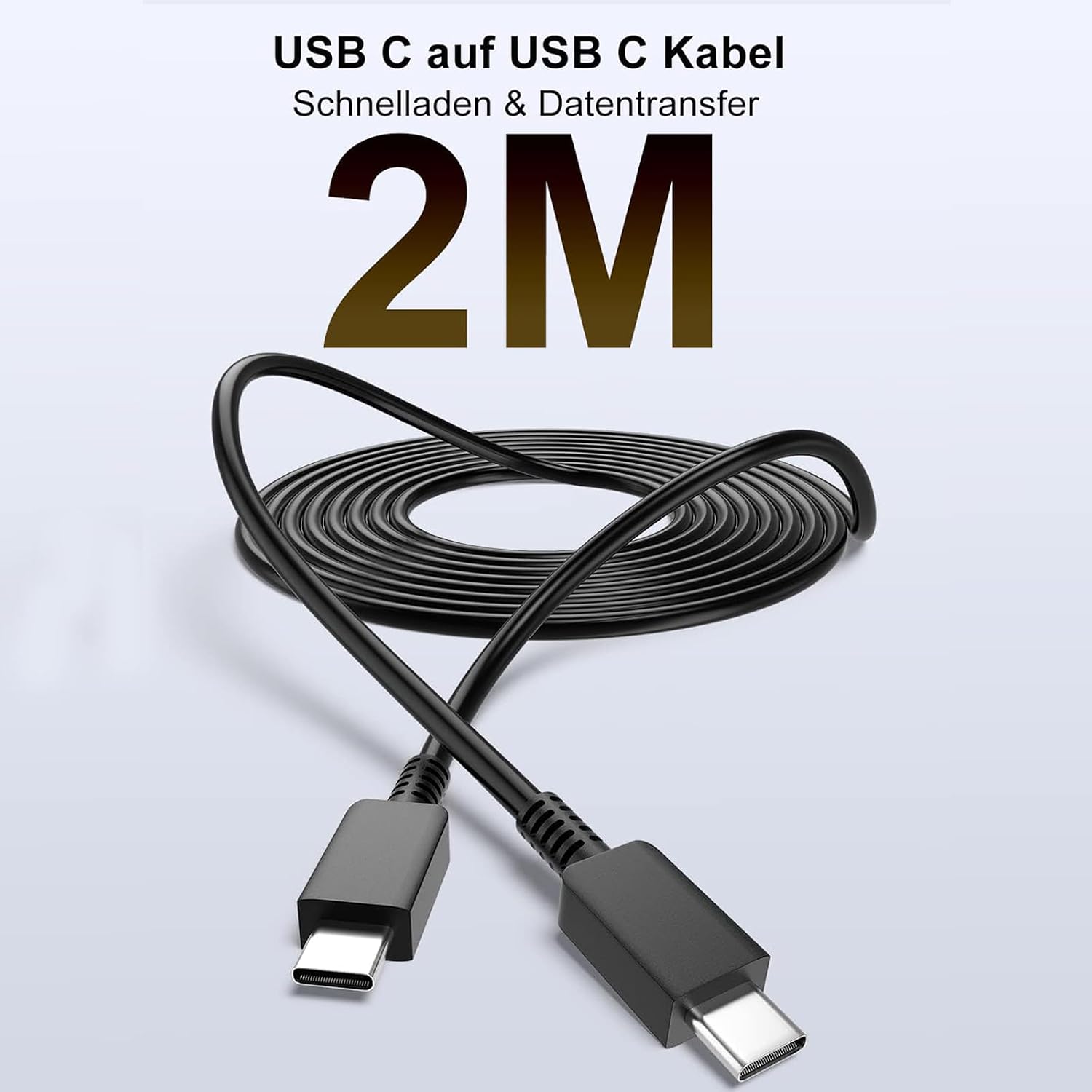Detalle de 25W USB-C Schnellladegerät mit Kabel für Samsung Galaxy – kompakt, sicher, vielseitig