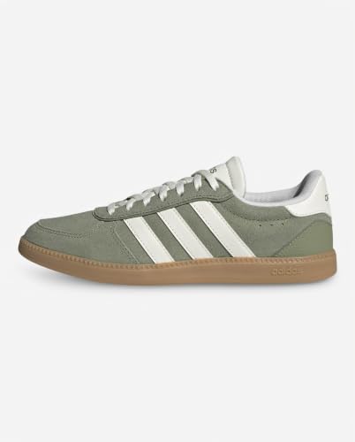 Thumbnail 8 de adidas Damen Breaknet Sleek Shoes – Grün/Weiß/Kaumbraun, Größe 40 EU