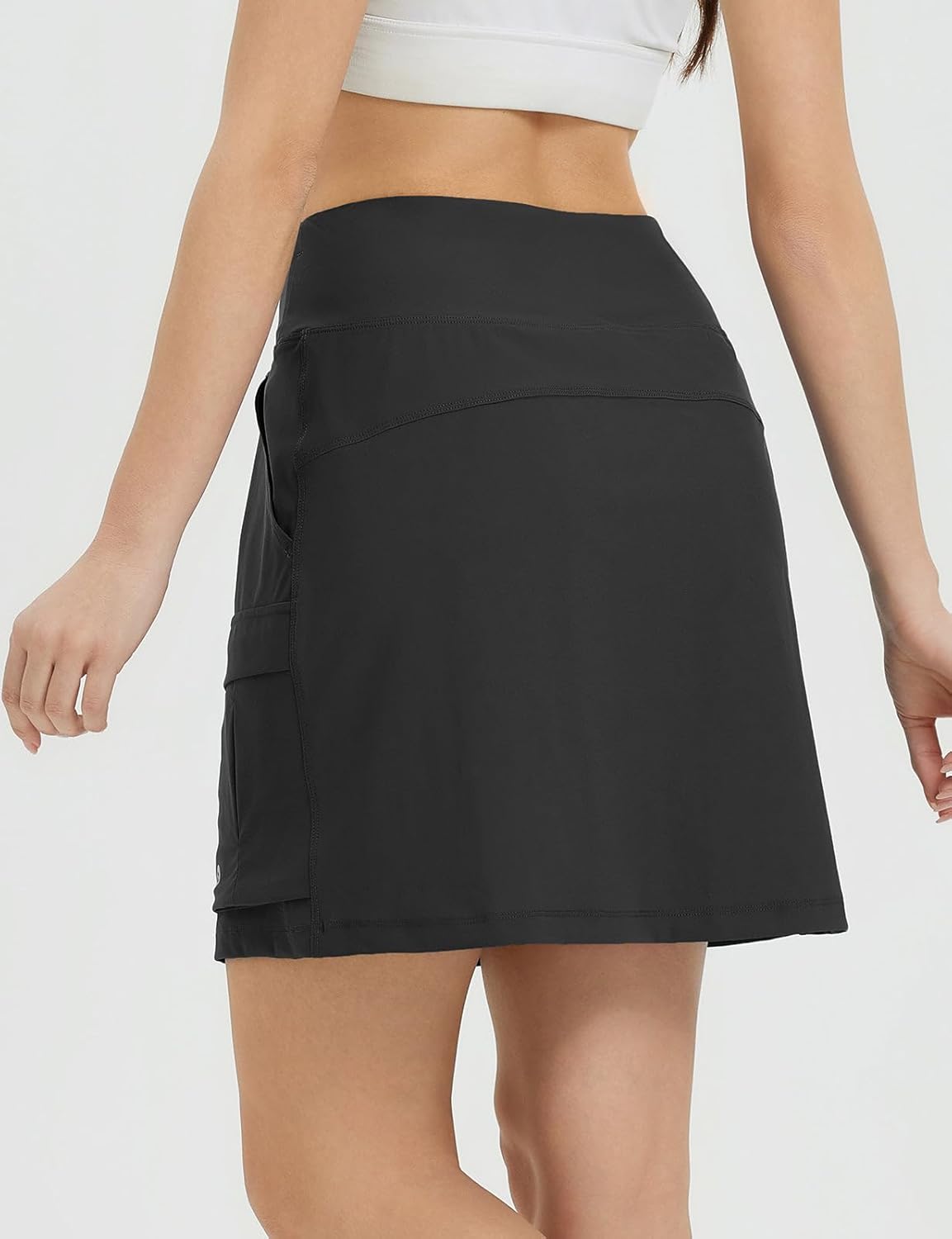 Thumbnail 1 de baleaf Women's 16" Hiking Cargo Skort Skirt High Waisted with Pockets UPF 50+ Sun Protection Quick Dry