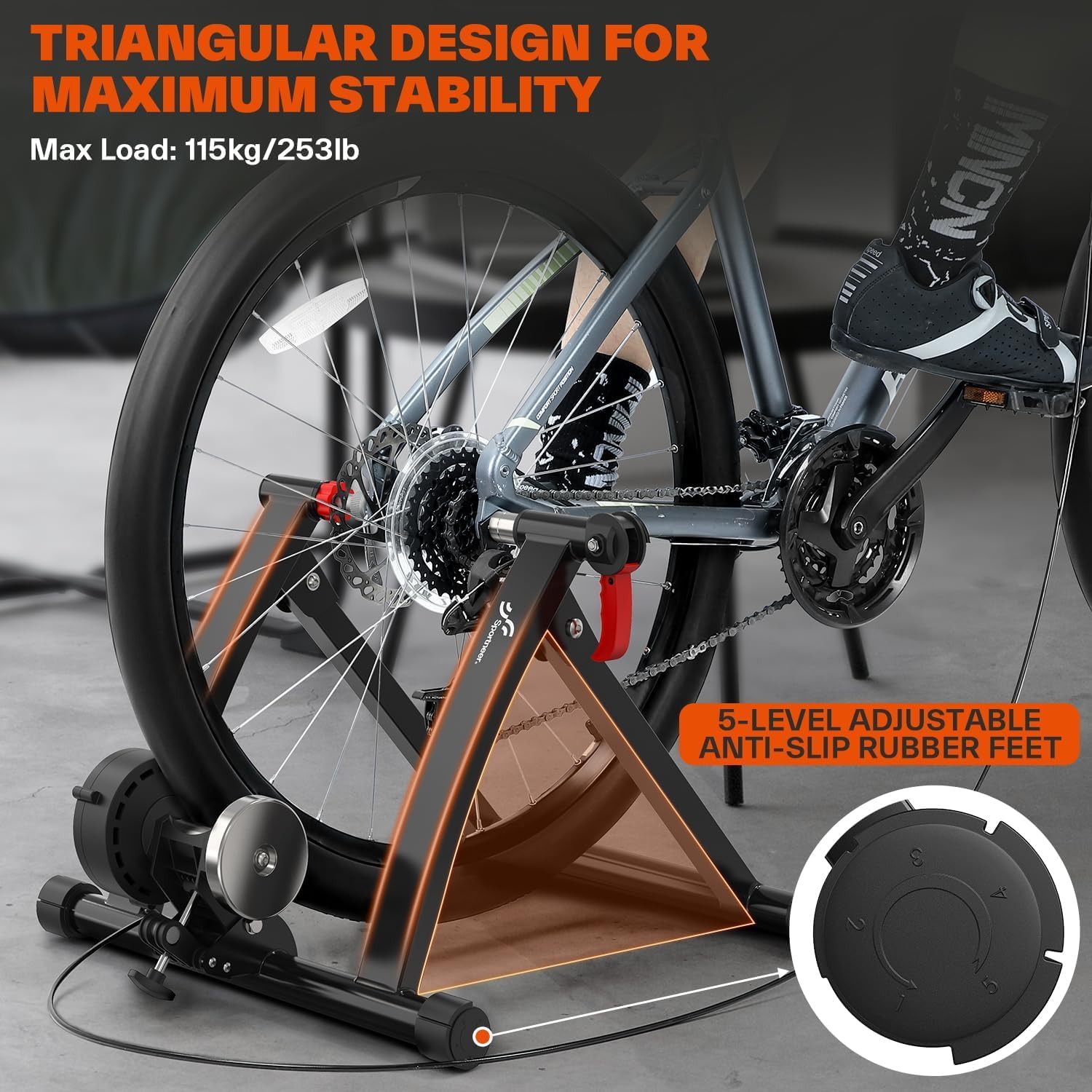 Thumbnail 6 de Sportneer Turbo Trainer 6-level magnetic bike stand