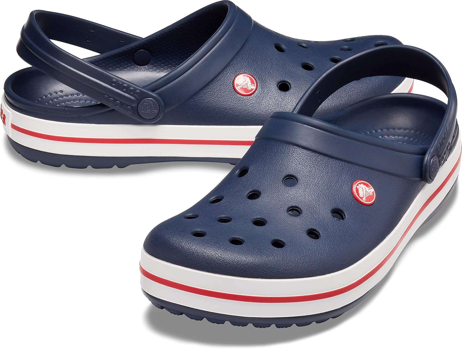 Detalle de Crocs Unisex Crocband Clogs in Navy (UK: M4 / W5) — Practical, water-friendly comfort