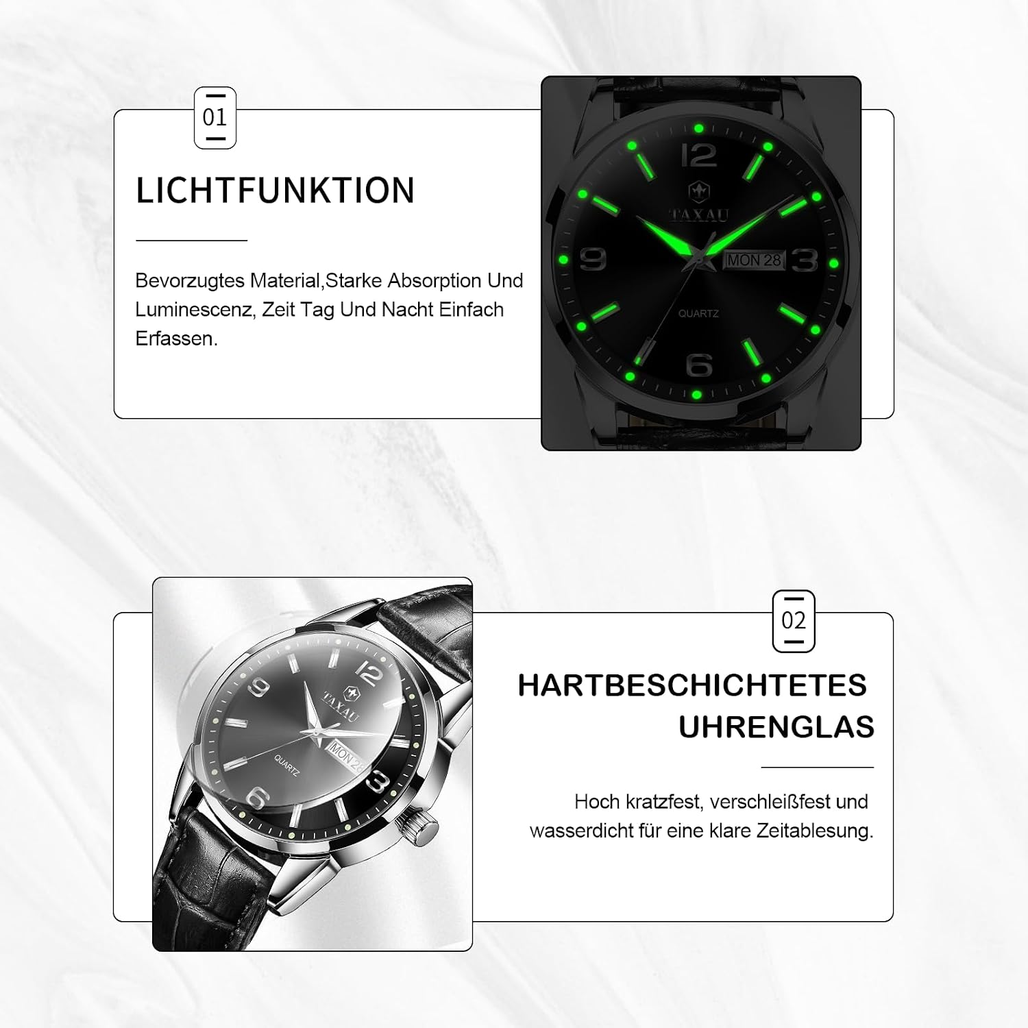 Thumbnail 3 de Taxau Herrenuhr 41 mm Wasserdicht