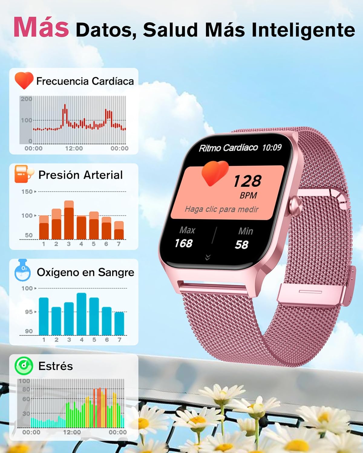 Thumbnail 4 de KALINCO 2025 Reloj Inteligente 1,85" ⌚️ Llamadas y Salud