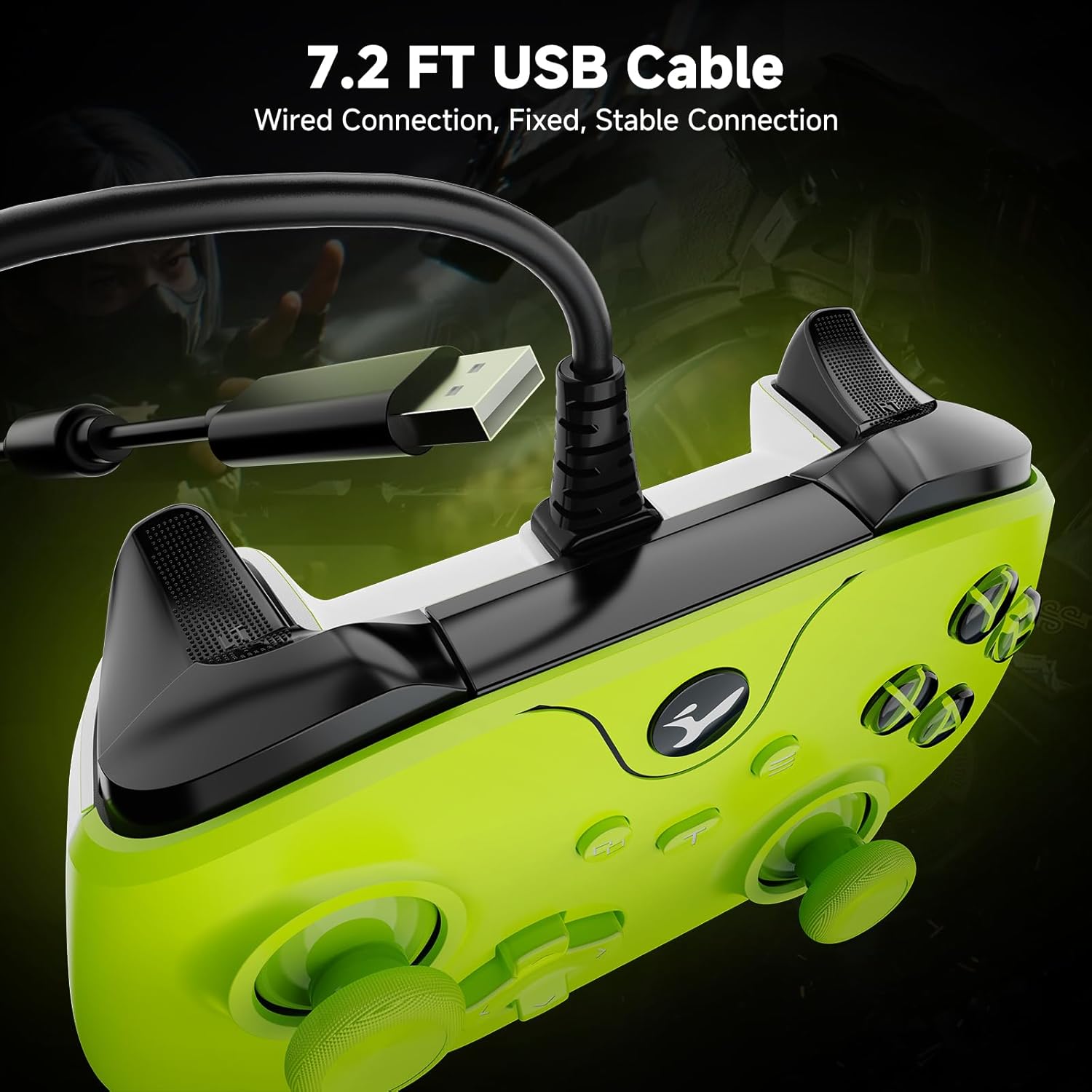 Thumbnail 3 de Wired Controller for Xbox One – USB gamepad with 3.5mm jack (Yellow)