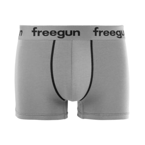 Thumbnail 5 de FREEGUN Caleçon Boxer Homme Coton Lot de 6 – Noir, Taille L