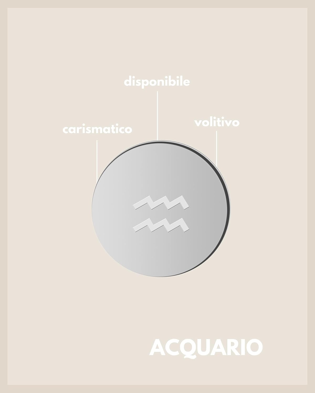 Detalle 2 de Good.Designs Collana segno zodiacale 40 cm