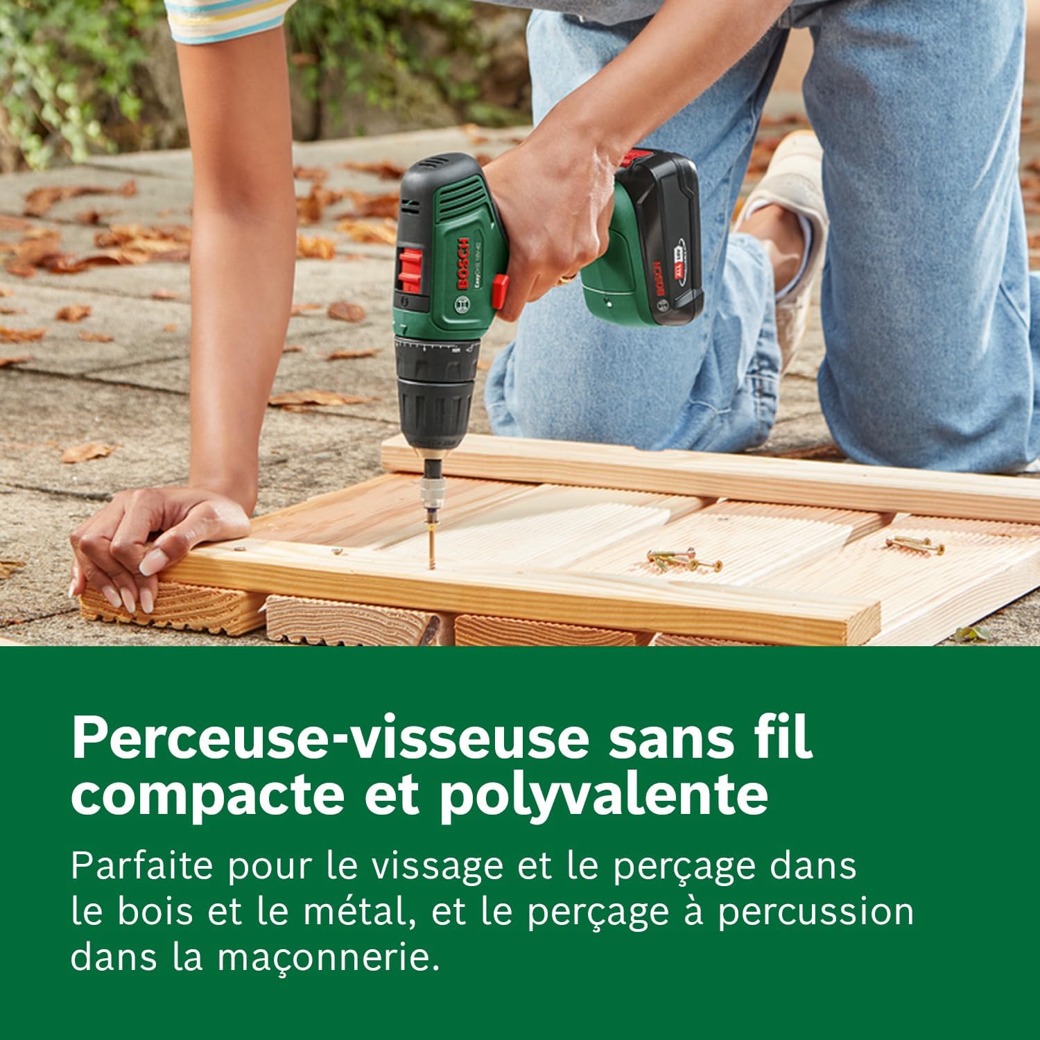 Thumbnail 2 de Bosch EasyDrill 18V-40 perceuse-visseuse sans fil 18 V (avec 1 batterie 2,0 Ah) – dans un coffret de transport