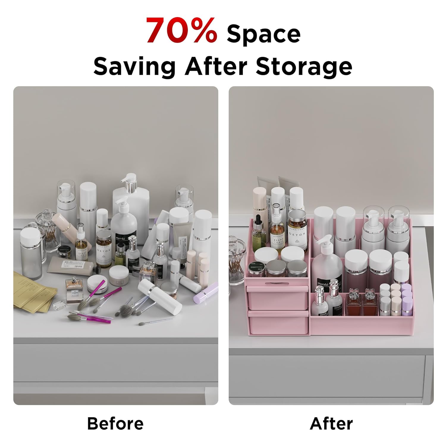 Detalle 2 de Make-up Organizer DancesCat mit Schubladen