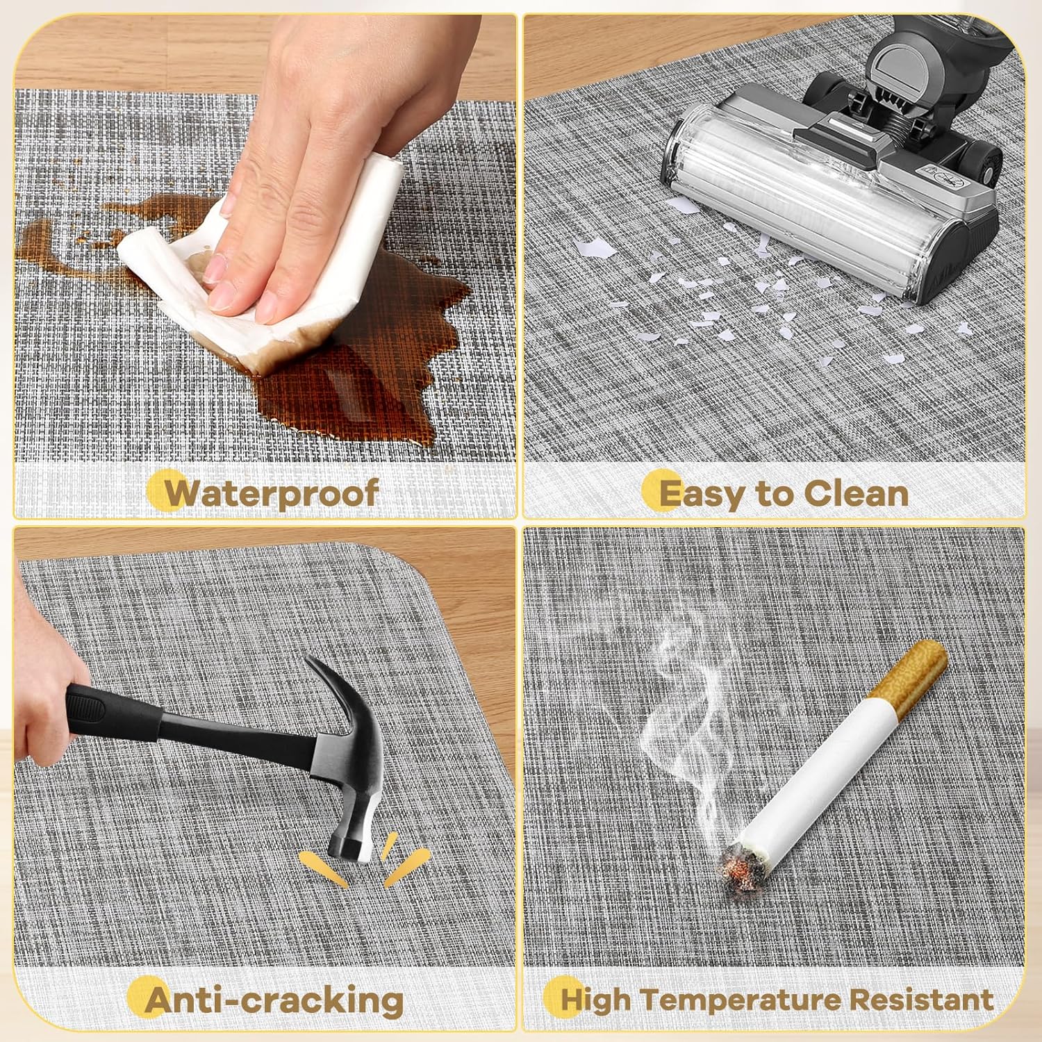 Thumbnail 6 de BesWin Office Chair Mat for Hardwood Floors