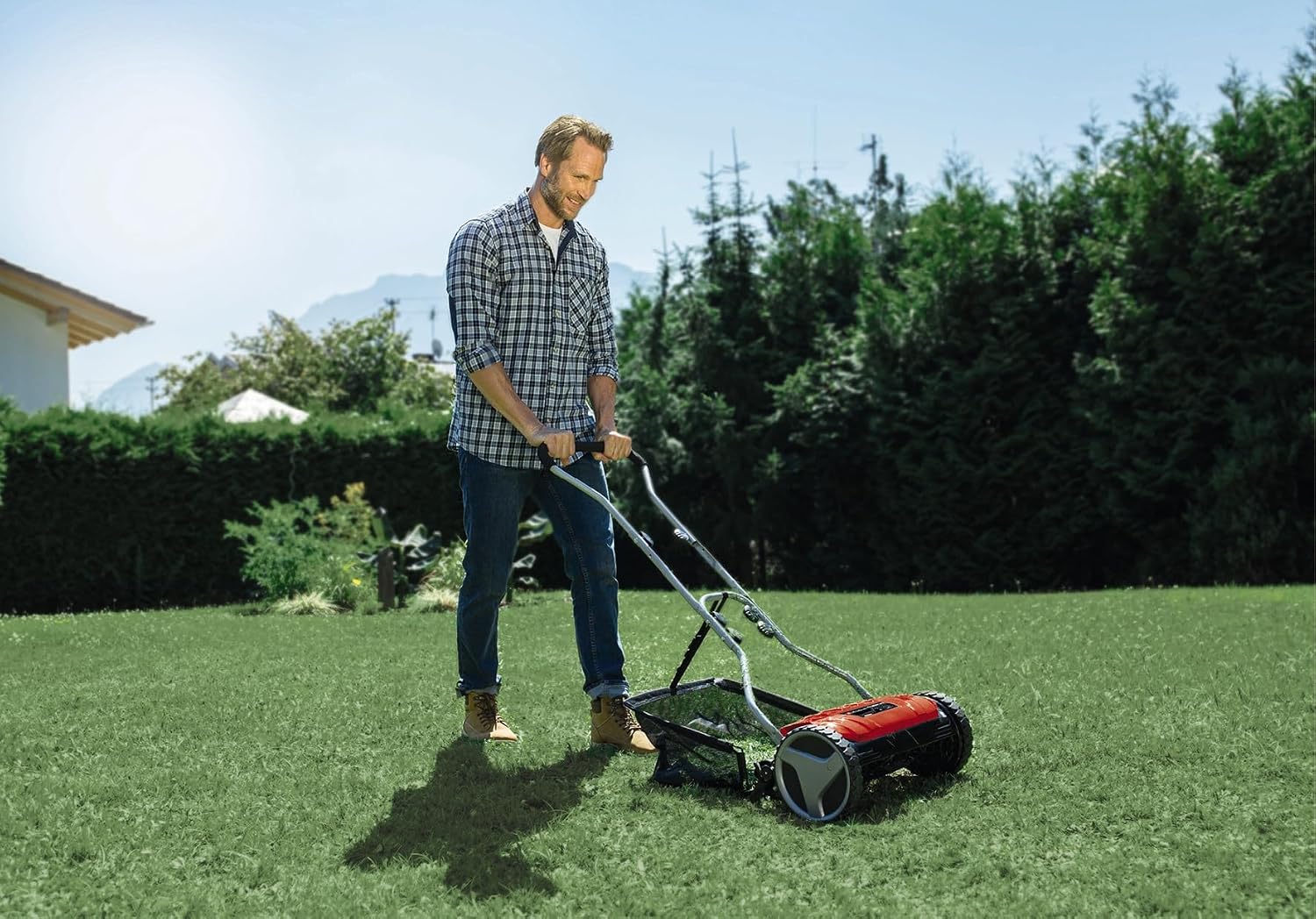Detalle de Einhell GC-HM 38 S-F Tondeuse à Gazon Manuelle — efficacité et douceur pour pelouse jusqu’à 250 m²