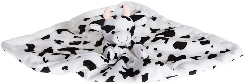 Thumbnail 4 de Apricot Lamb cow security blanket lovey (plush snuggler) for baby and nursery comfort