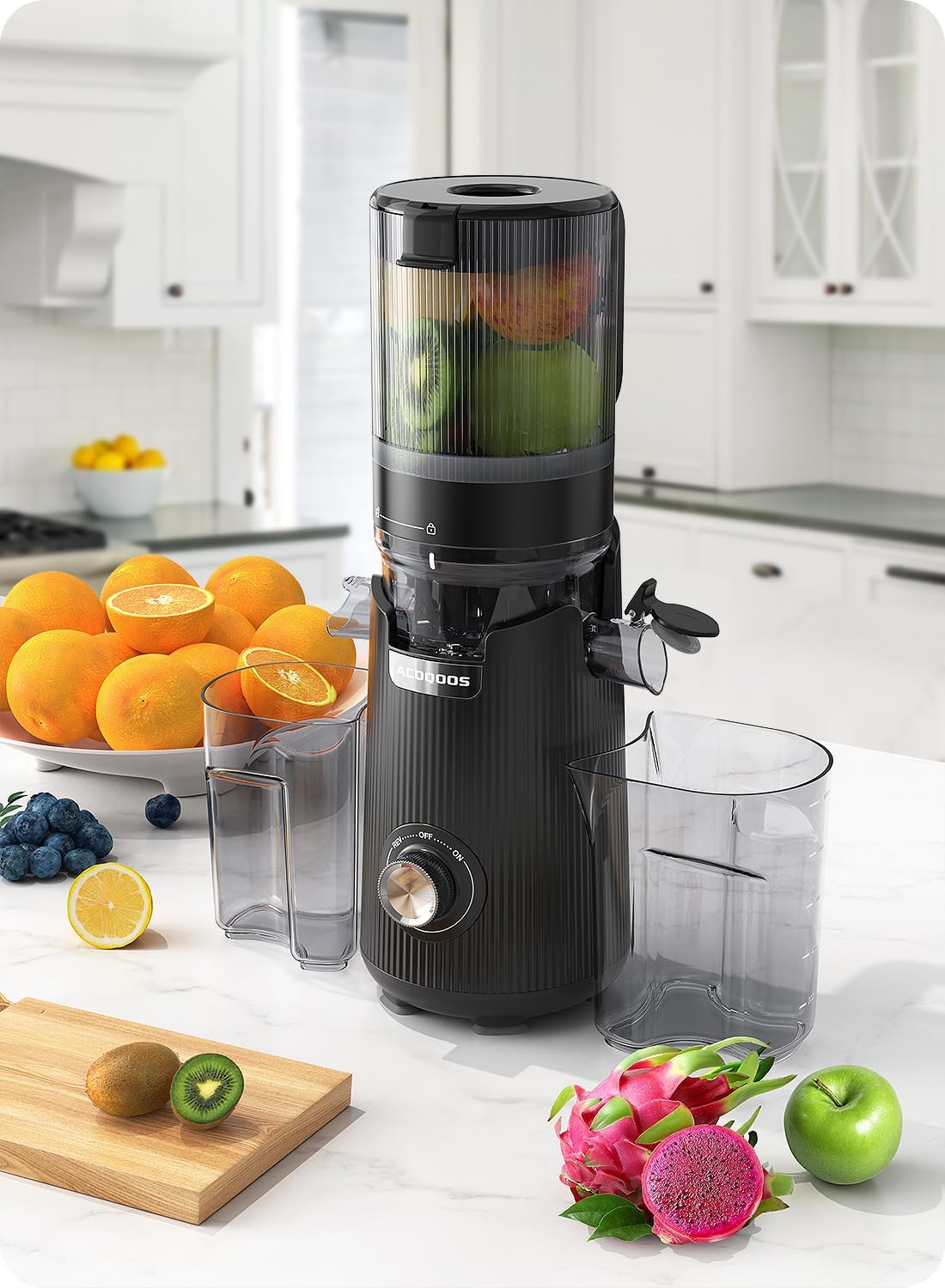 Thumbnail 5 de ACOQOOS Entsafter Slow Juicer 1,8 L đ„€