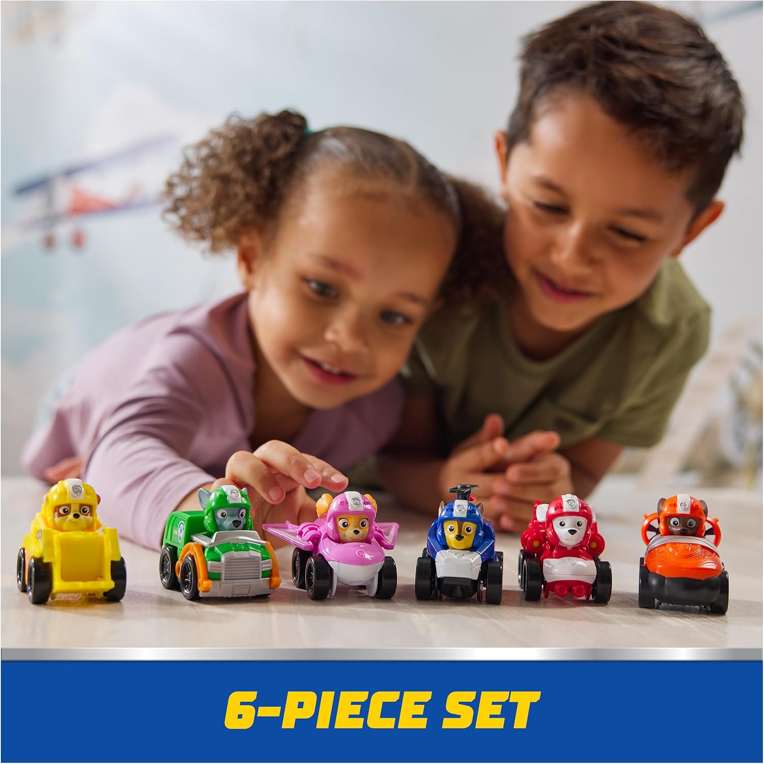 Thumbnail 2 de Paw Patrol Air Rescue 6-Piece Pup Squad Racers