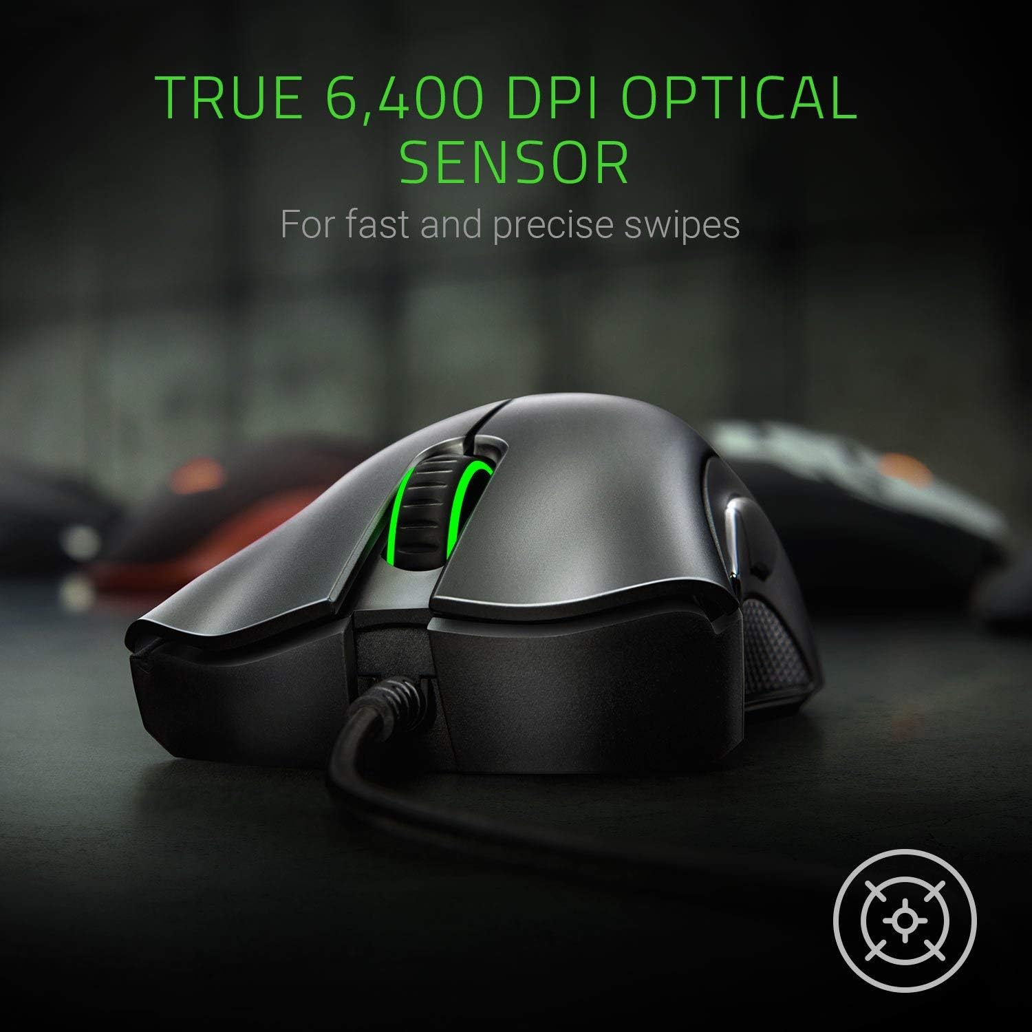 Detalle de Razer DeathAdder RC21-01210100-R3M1 Essential Gaming Mouse da Gioco Ergonomico