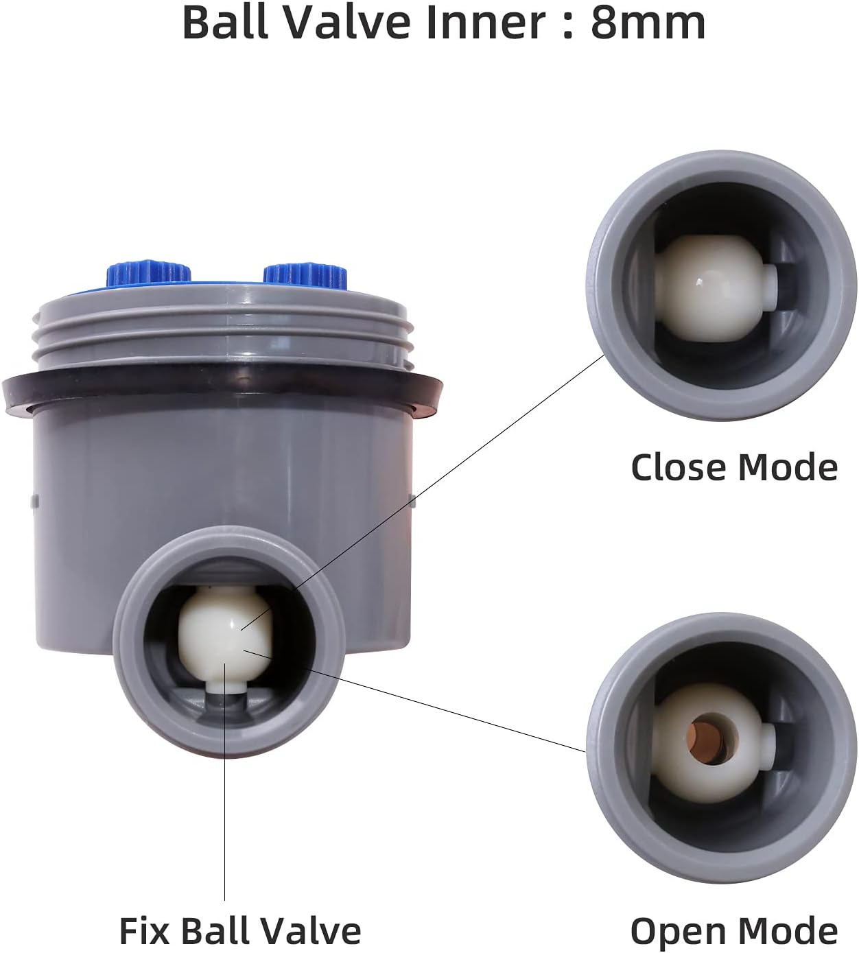 Detalle de Aqualin Orologio per irrigazione da Giardino con Rubinetto a Sfera – Timer impermeabile IP65