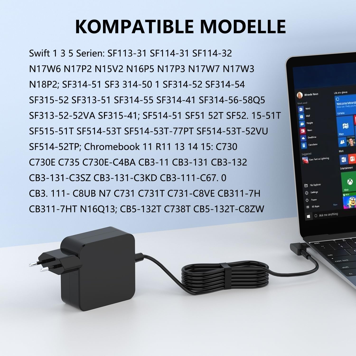 Thumbnail 3 de Acer Swift 3 45W Ladekabel Ladegerät