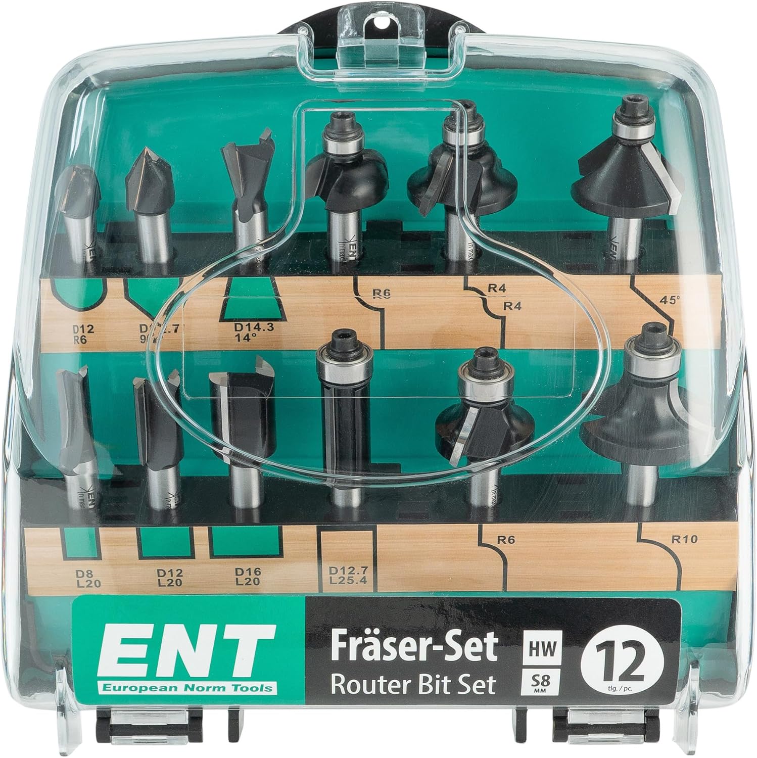 Thumbnail 2 de ENT 09012 Fräser Set 12-tlg 🛠