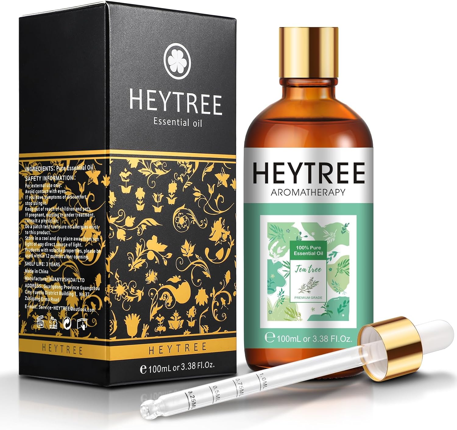 Detalle de Tea tree essential oil 100 ml for skin