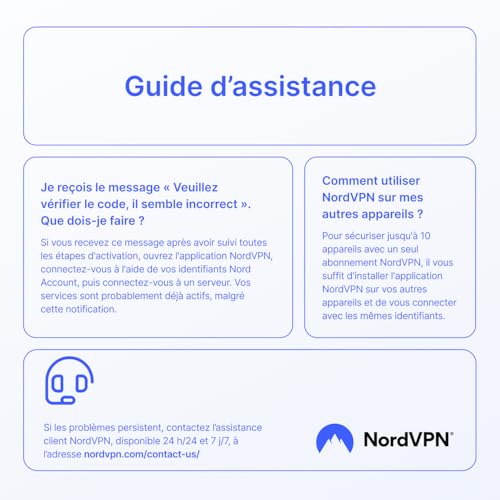 Detalle de NordVPN Basique – 10 Appareils, 6 Mois, Code Numérique
