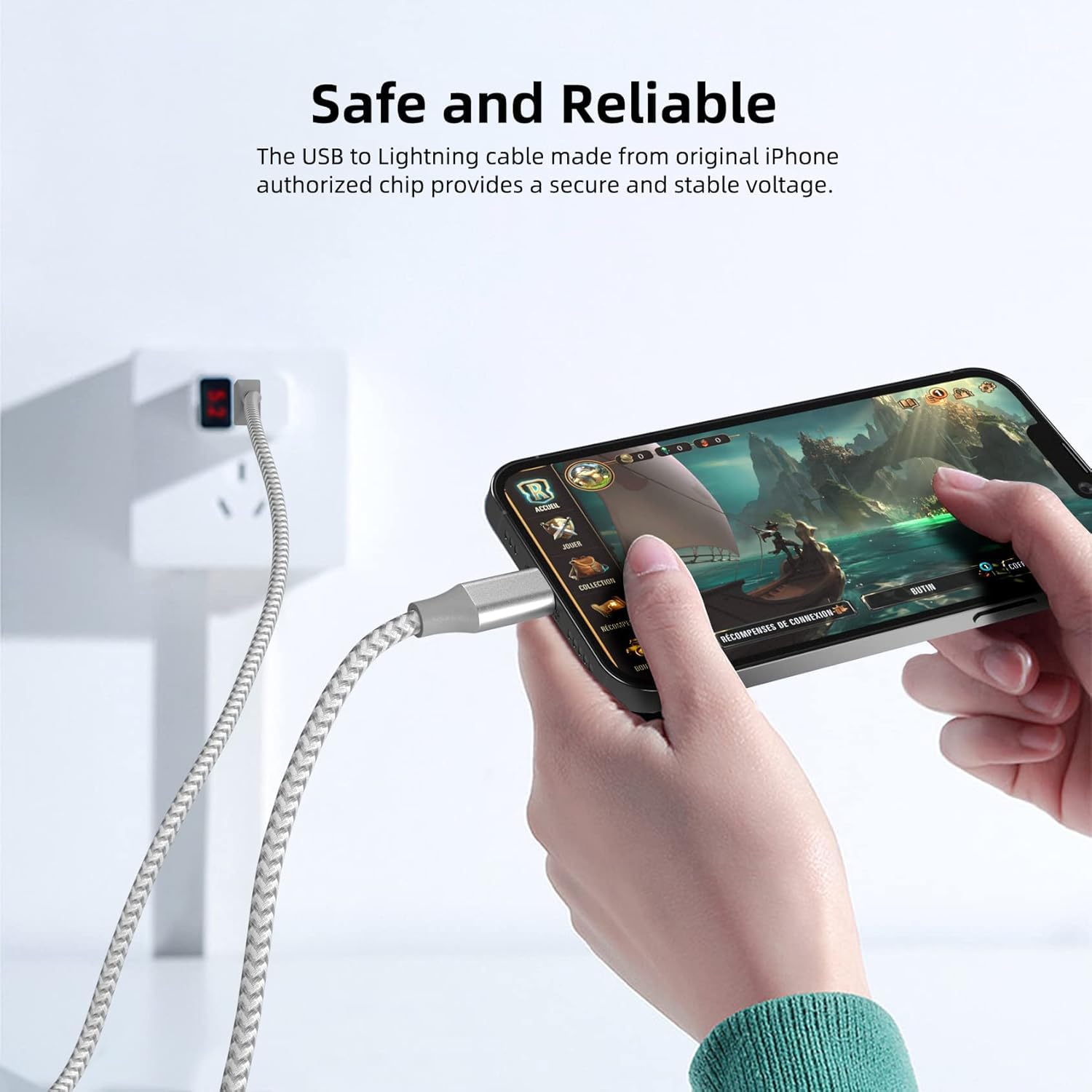Thumbnail 4 de Apple iPhone Charger 10 ft