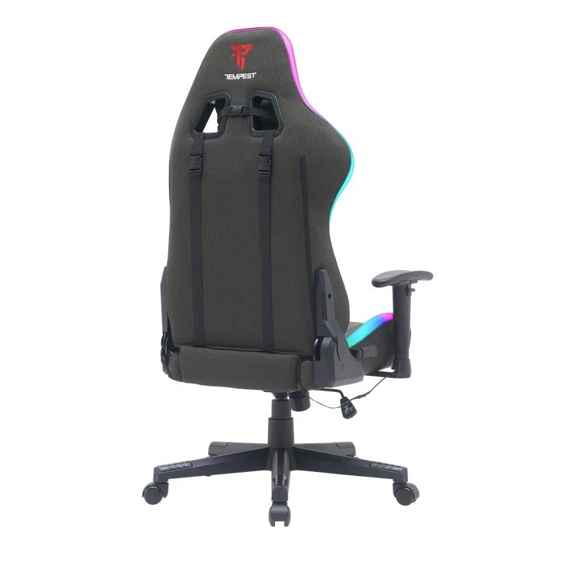 Detalle 2 de tempest Glare RGB Silla gaming con iluminación