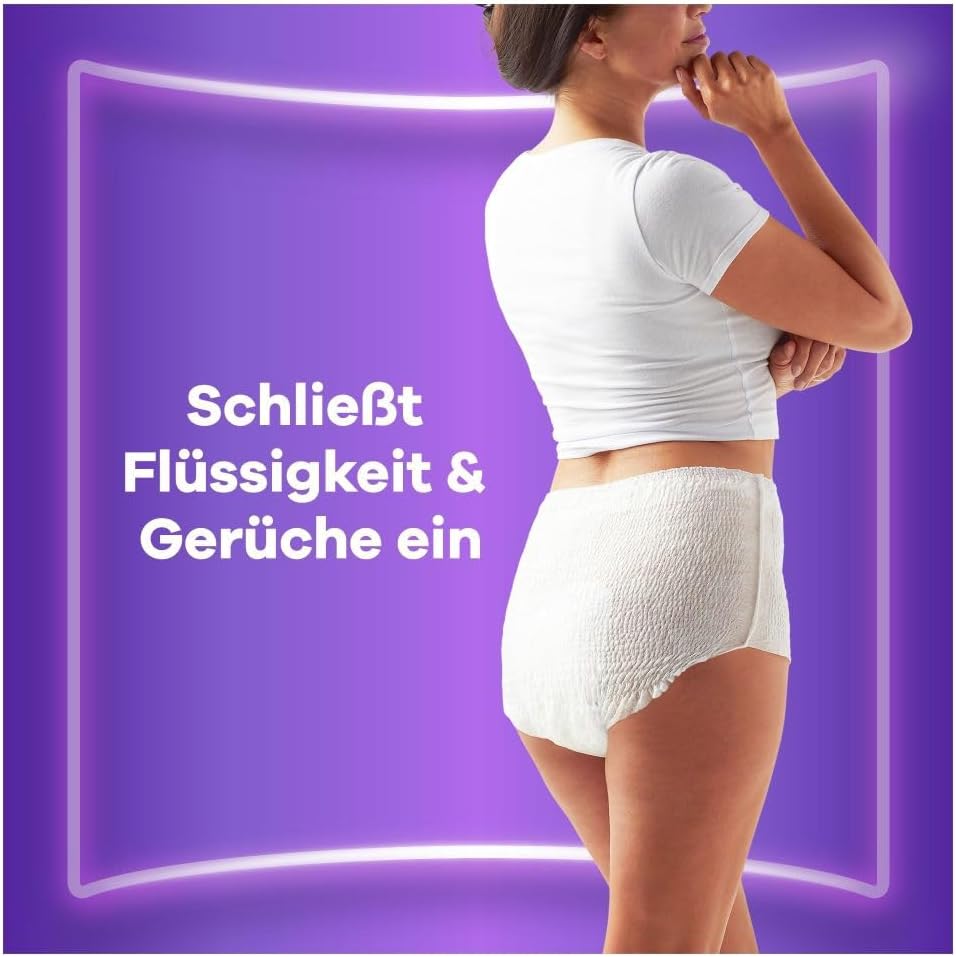 Detalle 2 de Always Discreet Inkontinenz-Höschen Plus – Monatspaket Größe L, 64 Stück (8x8) für starke Blasenschwäche