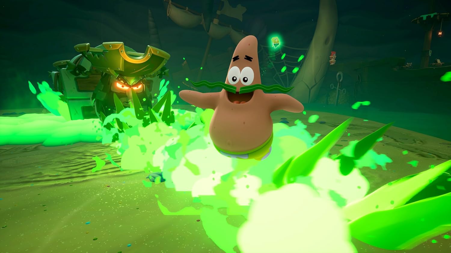 Detalle 2 de Bob l’éponge : Les Titans des Marées sur Nintendo Switch 2