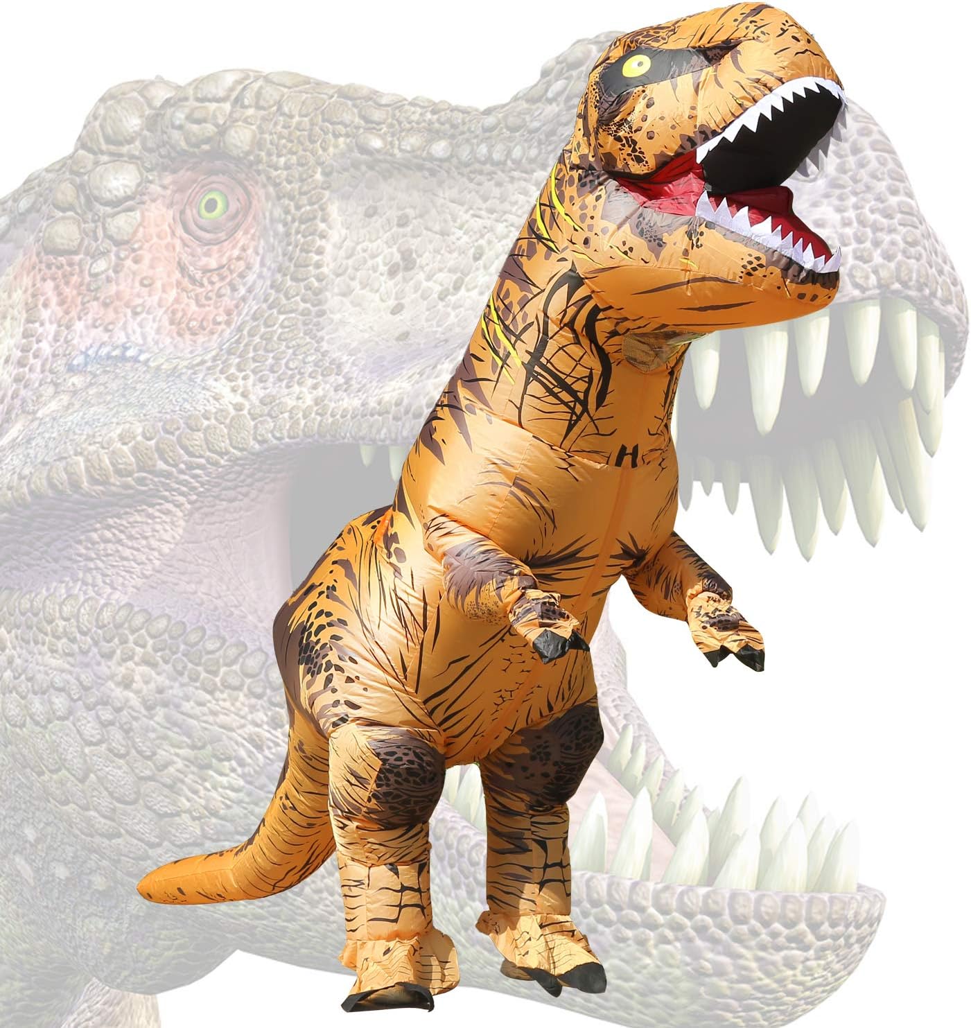 Detalle de JASHKE Inflatable Dinosaur Costume in Polyester
