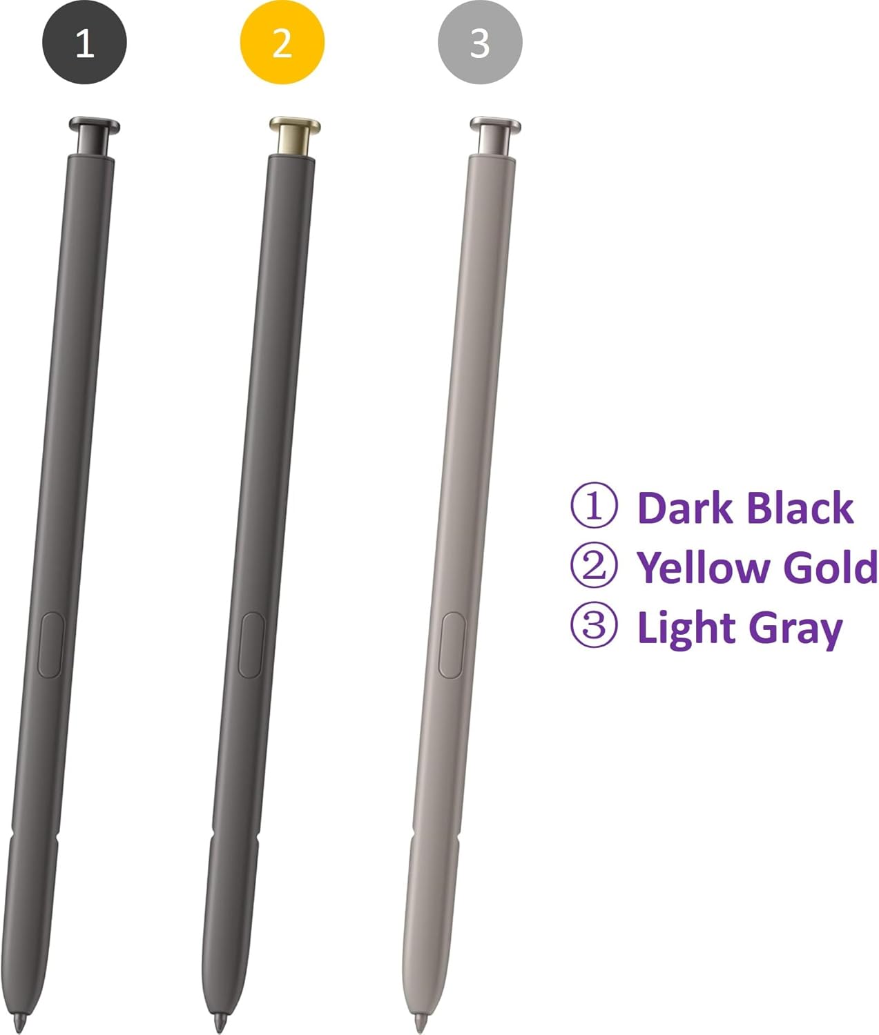 Detalle 1 de SLQ Galaxy S24 Ultra Sペン交換用スタイラス Bluetooth対応・4096段階筆圧・替え芯5本