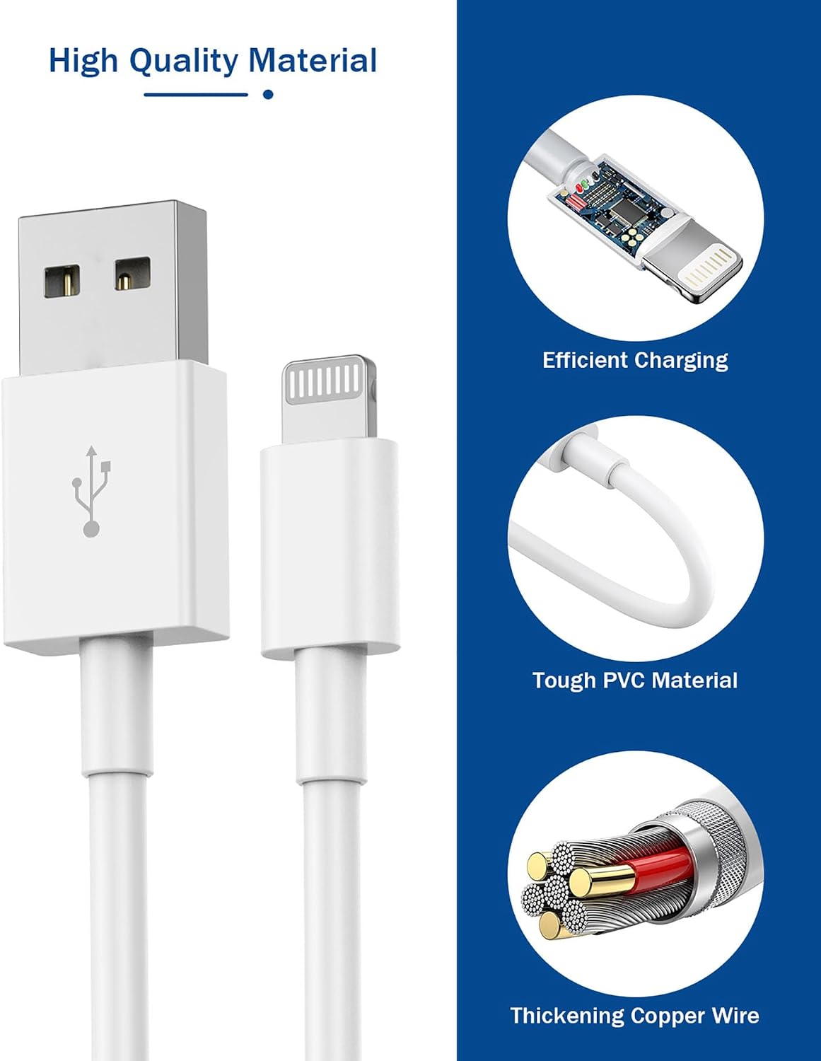 Thumbnail 4 de iPhone Charger 6FT 2-Pack