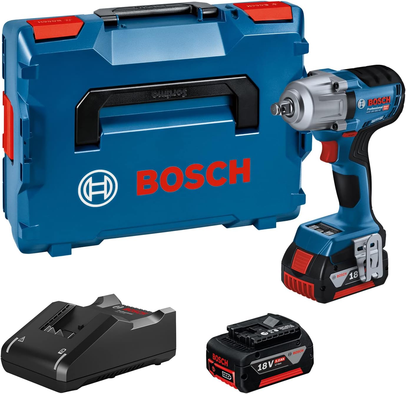 Thumbnail 4 de Bosch Professional GDS 18V-450 HC 18V System : boulonneuse sans fil 450 Nm, Bluetooth Low Energy GCY 42