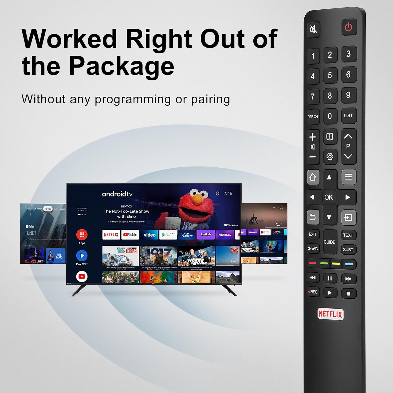 Thumbnail 4 de Universal Remote RC802N for TCL Smart TVs with Shortcut Key