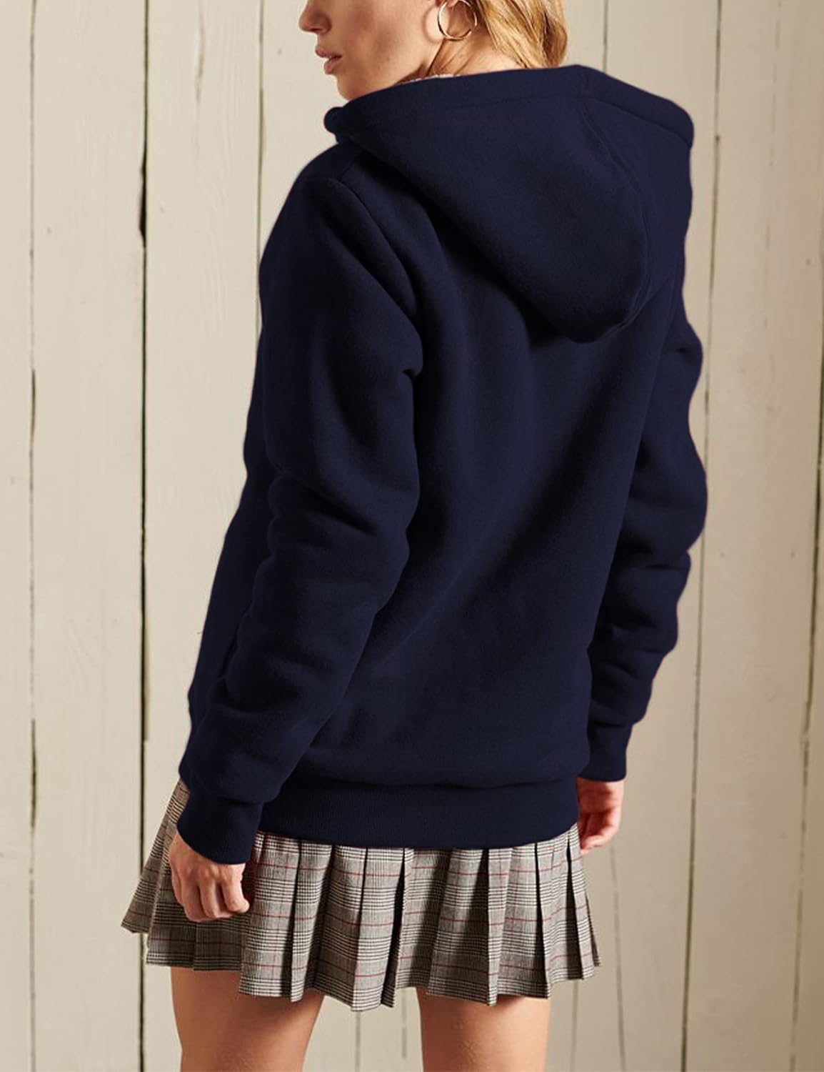 Detalle de Women's Fleece-Lined Hoodie Jacket